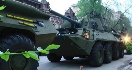 Танки едут по Самаре: идет репетиция парада Победы