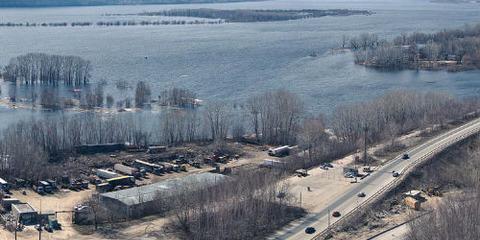 В Самаре остановили незаконную стройку на стрелке рек Волга и Сок