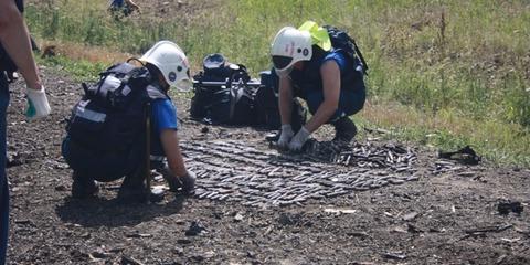 Под Чапаевском продолжают находить неразорвавшиеся снаряды