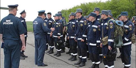 Московский отряд МЧС прибыл в Алтайский край