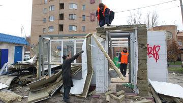 В Самаре на Кировском рынке демонтированы незаконные торговые точки