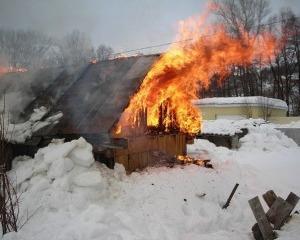 За сутки в Самарской области сгорело 6 частных бань