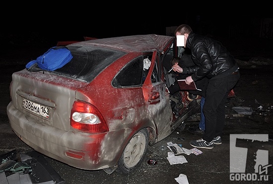 Фото и видео с места ДТП в Тольятти: «Приора» влетела в «Chevrolet Niva», погиб пассажир