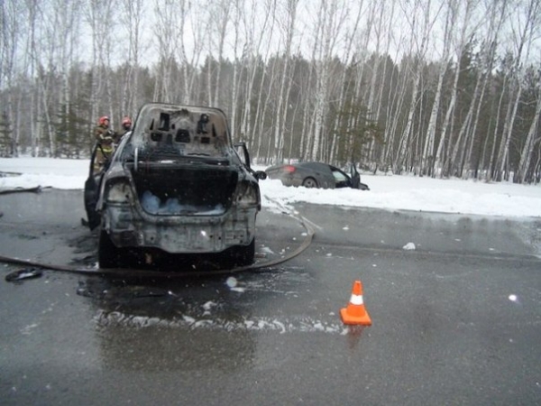 Военнослужащий из Самары на Audi A6 устроил ДТП, в котором женщина сгорела в «Chevrolet»