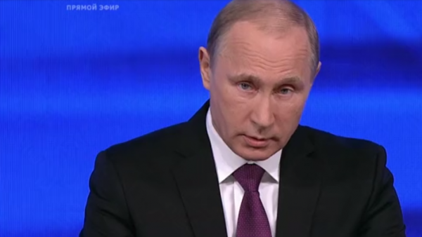 Путин, отвечая на вопрос об экономической ситуации, начал с анекдота