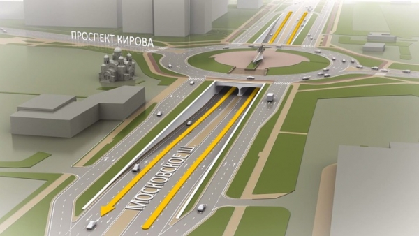 С 4 января на кольце Московского шоссе и проспекта Кирова начнется реорганизация движения