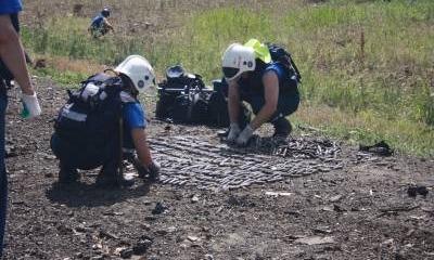 Под Чапаевском обнаружено еще более 1,5 тысяч неразорвавшихся снарядов