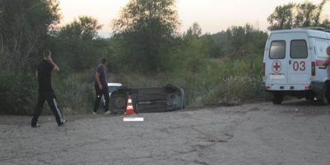 В Отрадном в перевернувшейся Lada Kalina погибла девушка